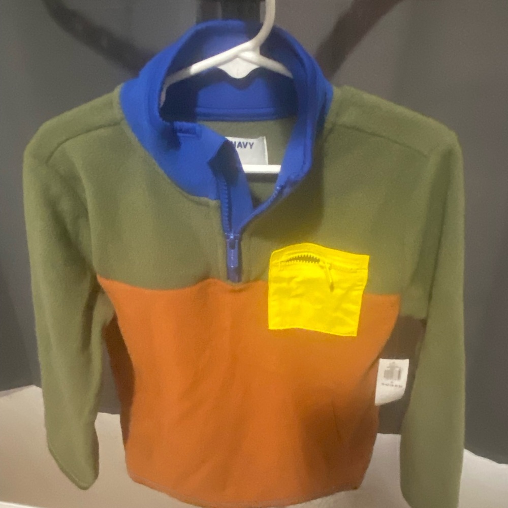 Old Navy Kids Colorblock Sweater - Blue, Green, Orange, Yellow